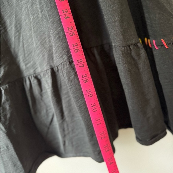 Lisa Todd Short SleeveFree Frills Flutter Sleeve Dress - Black - Size XS - EUC - Picture 5 of 11